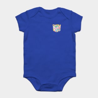 Pocket - Experimental Surface Colorful Baby Bodysuit